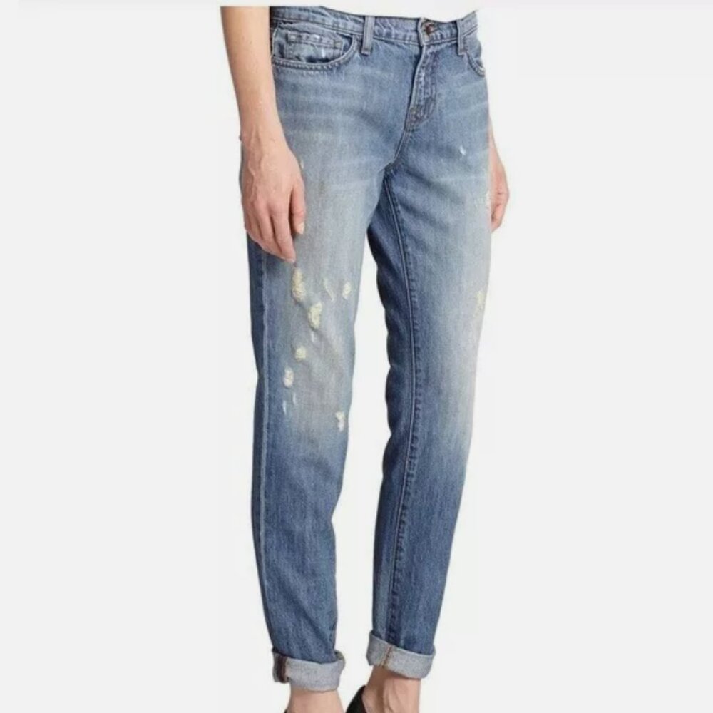 J Brand Women's Waist Size 31 Jake Boyfriend Jeans in color Broken Distressed